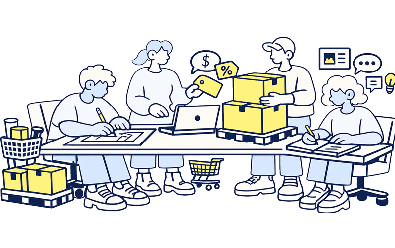 Snackery Labs team at work