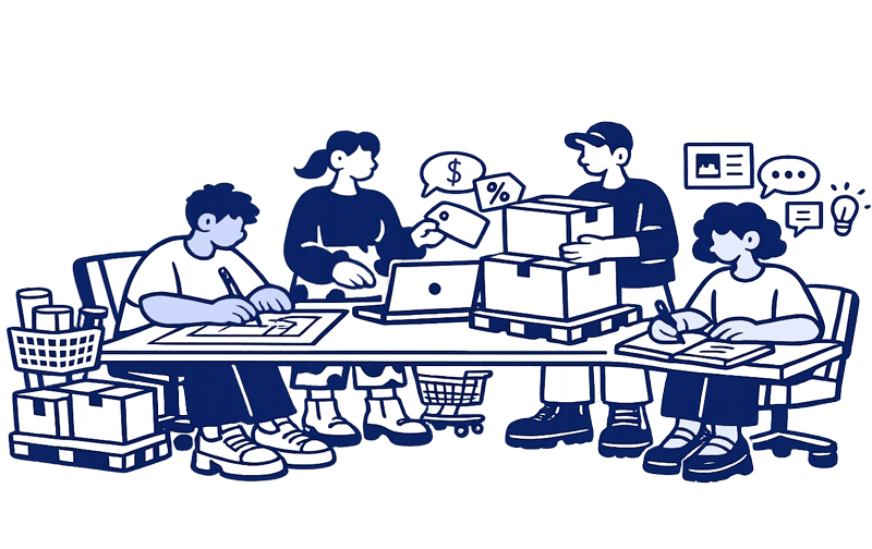 Snackery Labs team at work